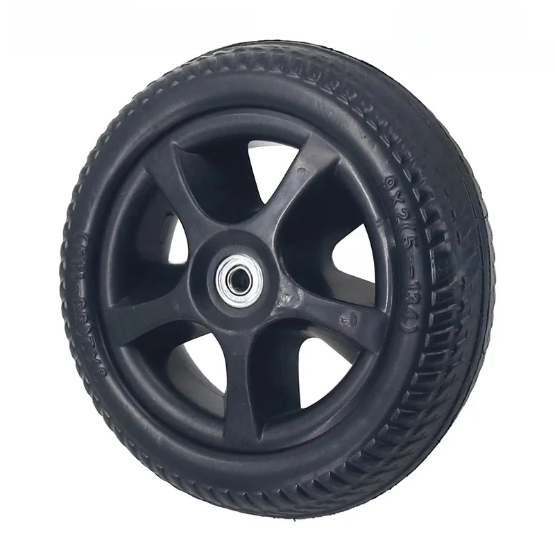 AliExpress NONE Children's Bicycle Wheels Baby's Wheelbarrow 9x2 (55-134) wheel tyre Children's Tricycle Parts Rear Wheel