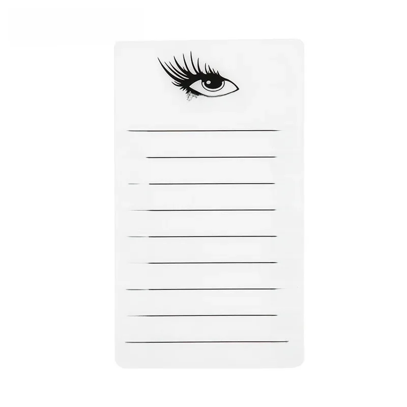 1pc Falsche Wimpern Acryl Palette Kleber wimpern Palette Halter Pfropfen Wimpern Verlängerung frauen