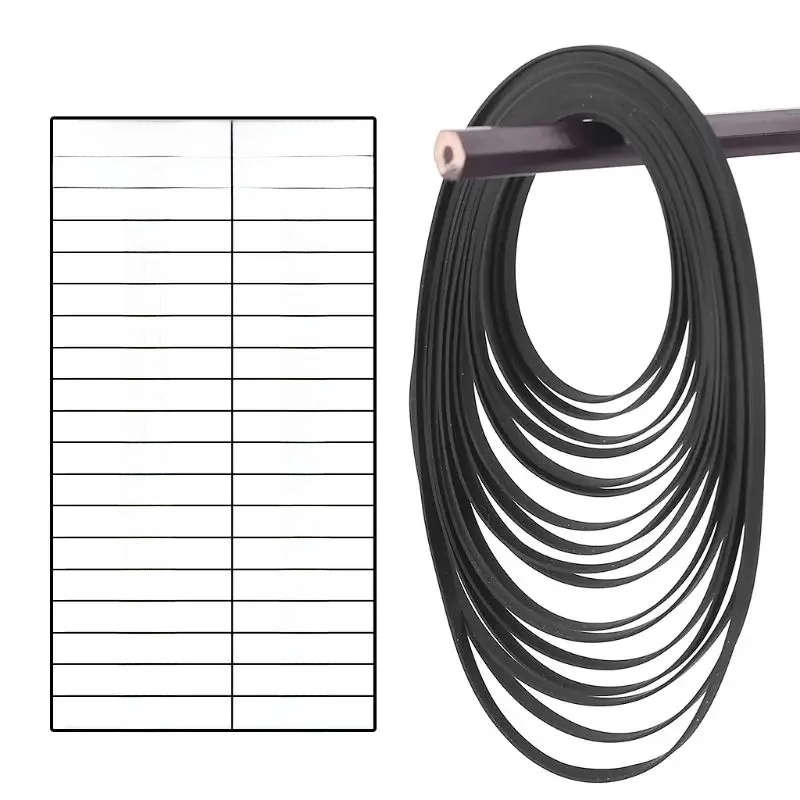 Courroie d'entraînement plate de remplacement pour platine vinyle LP, pour lecteur de disque Phono, plateau tournant entraîné par courroie 3mm