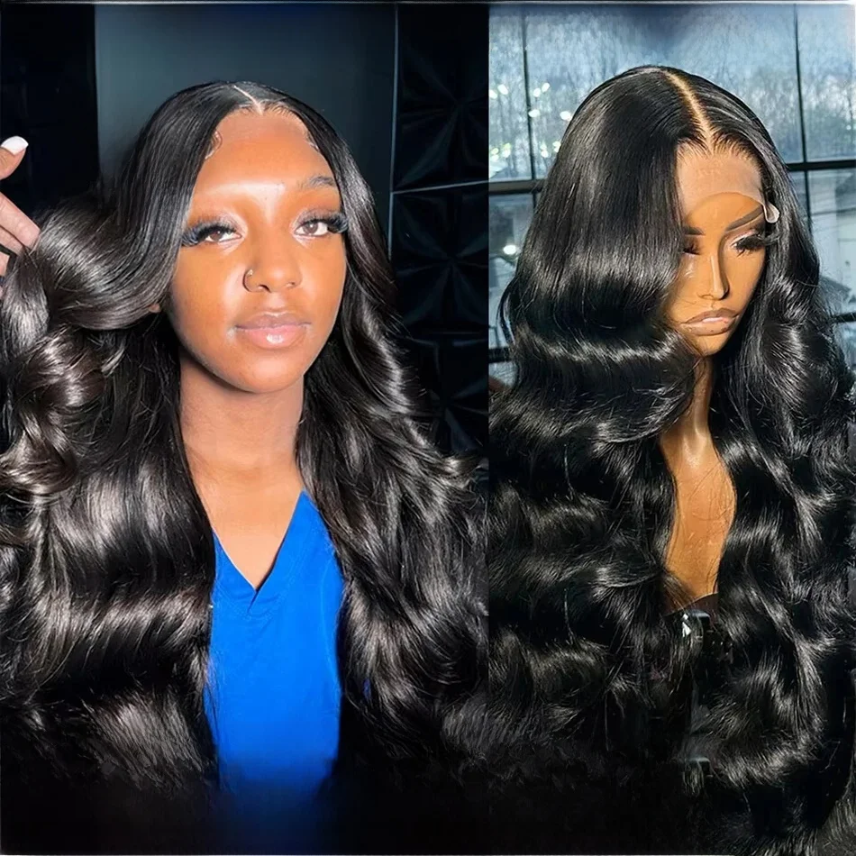 30-40 inch Body Wave pruiken van echt haar, 13x6 HD transparante kant voorkant pruik, 13x4 360 kant frontale pruik voor vrouwen, Braziliaans, voorgeplukt - afbeelding 2