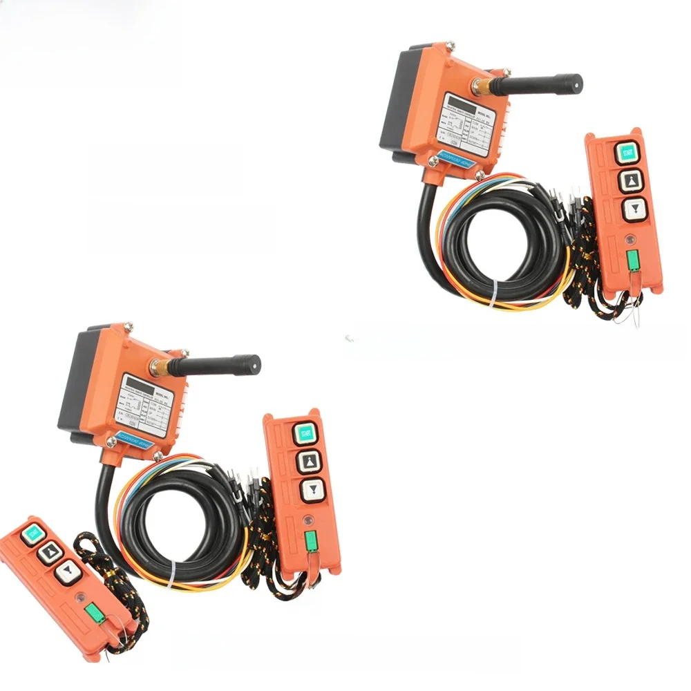 F21-2S télécommande industrielle sans fil palan électrique télécommande enroulement moteur sablage commutateurs UHF 433 mhz 3 boutons