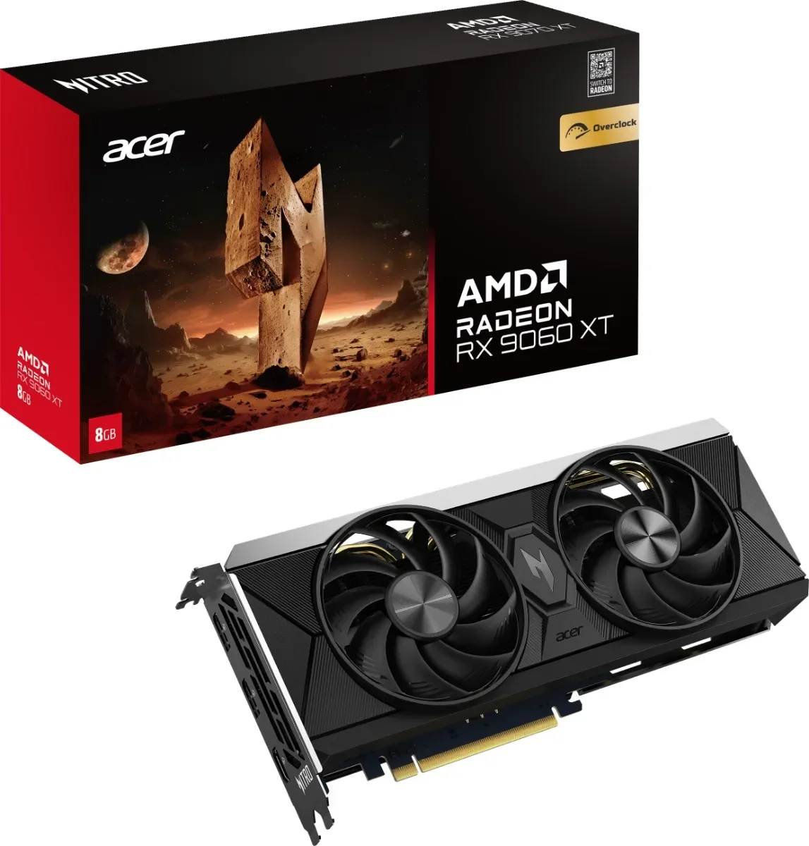 Immagine di Nuovo Acer Nitro AMD Radeon RX 9060 XT 8G OC
