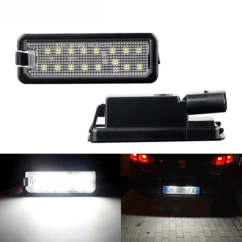 2x canbus led kennzeichen licht 12v für sitz leon exeo toledo altea 5p ibiza skoda superb 3t vw amarok passat cc b7 b8