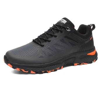 Big Size Heren Trail Running En Berg Ademend Wandelen Trekking Trainers Arch Ondersteuning Walking Water Slip Schoenen