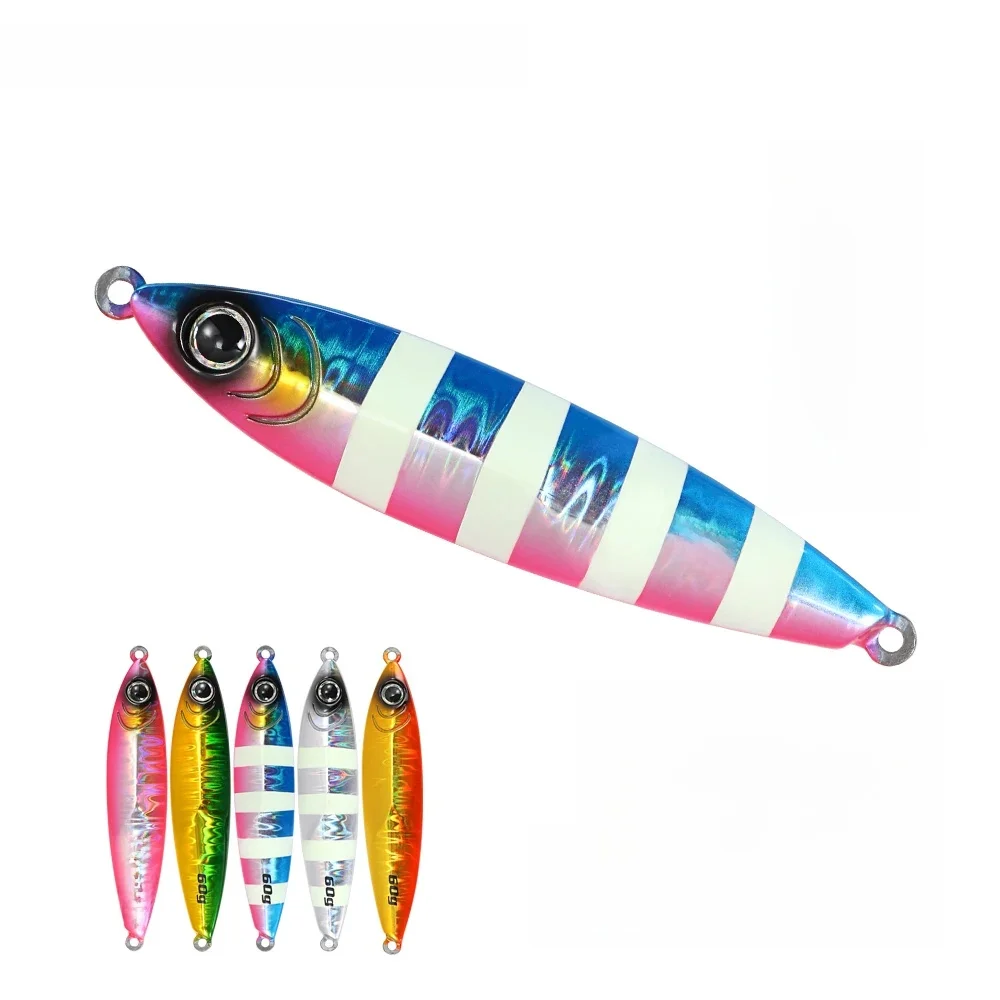 JIGGING PRO 40g 60g Wolframowy Jig do Dalekich Rzutów, Metalowy Jig, Przynęta do Slow Jiggingu, Przynęta do Wędkarstwa Morskiego — zdjęcie 2