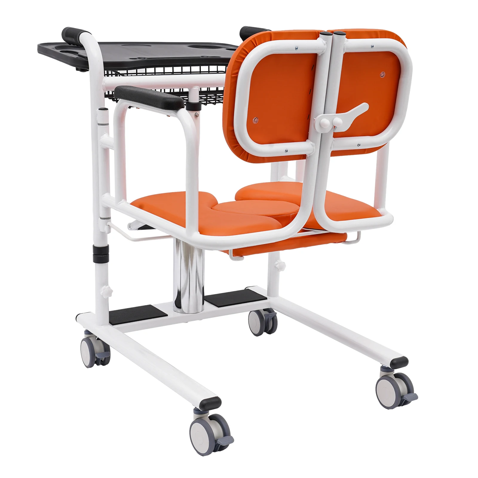 Hydraulic Patient Lift for Home, Portable Transport Wheelchair, Transfer Aid for Elderly for Families, Nursing Homes, Hospitals