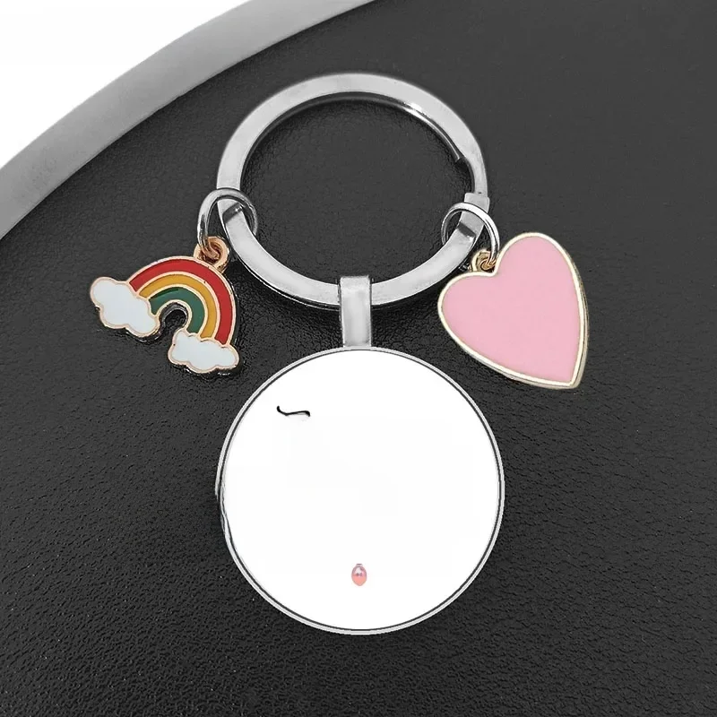 Porte-clés français Merci Nounou maison merci nounou porte-clés verre joli cadeau de remerciement pour nounou