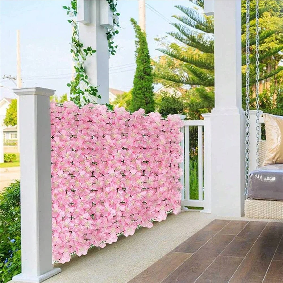 Expanding Artificial Fence Scr - Home Security Fence recension och pris