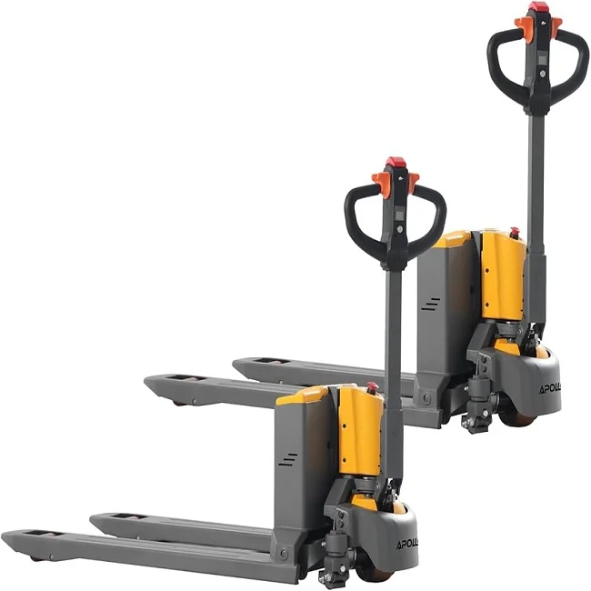 SR الرسم البياني الأعلى الأسهم شاحنة البليت الكهربائية الكاملة ليثيوم الطاقة البليت جاك شاحنة 3300 رطل قدرة 48 "Lx27 واط الشوك #1