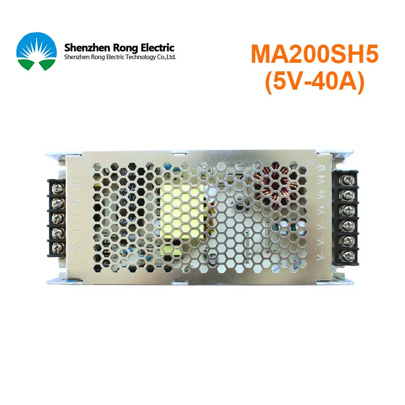 

Rong-Electric MA200SH5 5V 40A 200W LED Display Power Supply