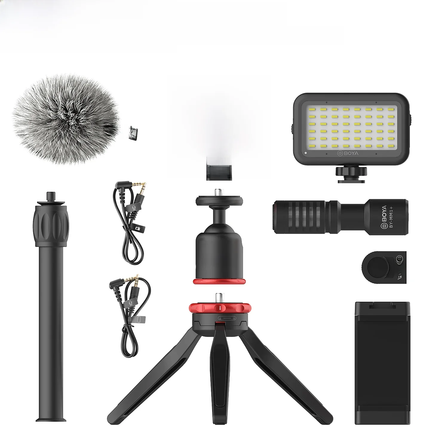 BOYA BY-VG350 Ultimative Smartphone Video Kit für Vlog Podcast Youtube Video mit BY-MM1 +