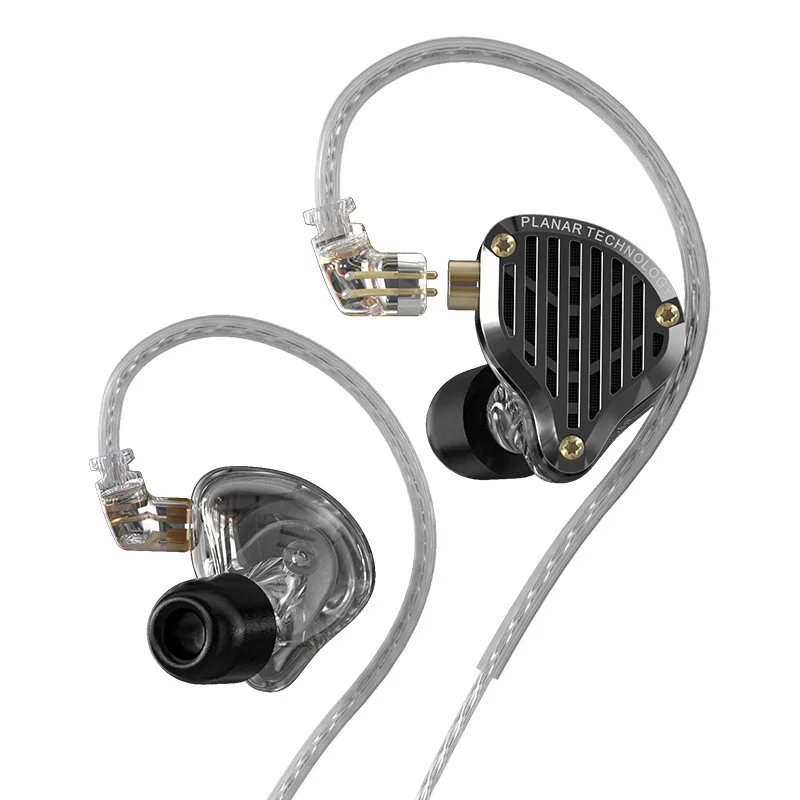 Kz Pr3 13.2Mm Planar Driver Iem Bedrade Oortelefoon Muziek Koptelefoon Hifi Basmonitor Oordopjes Sport Headset Voor Audiofielen