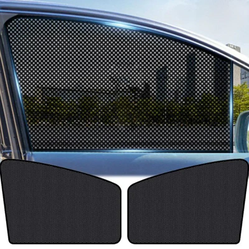 Pare-soleil en maille magnétique 5D pour voiture, isolation thermique, type d'adsorption magnétique, couvertures de protection solaire, rideaux occultants pour fenêtre latérale de voiture