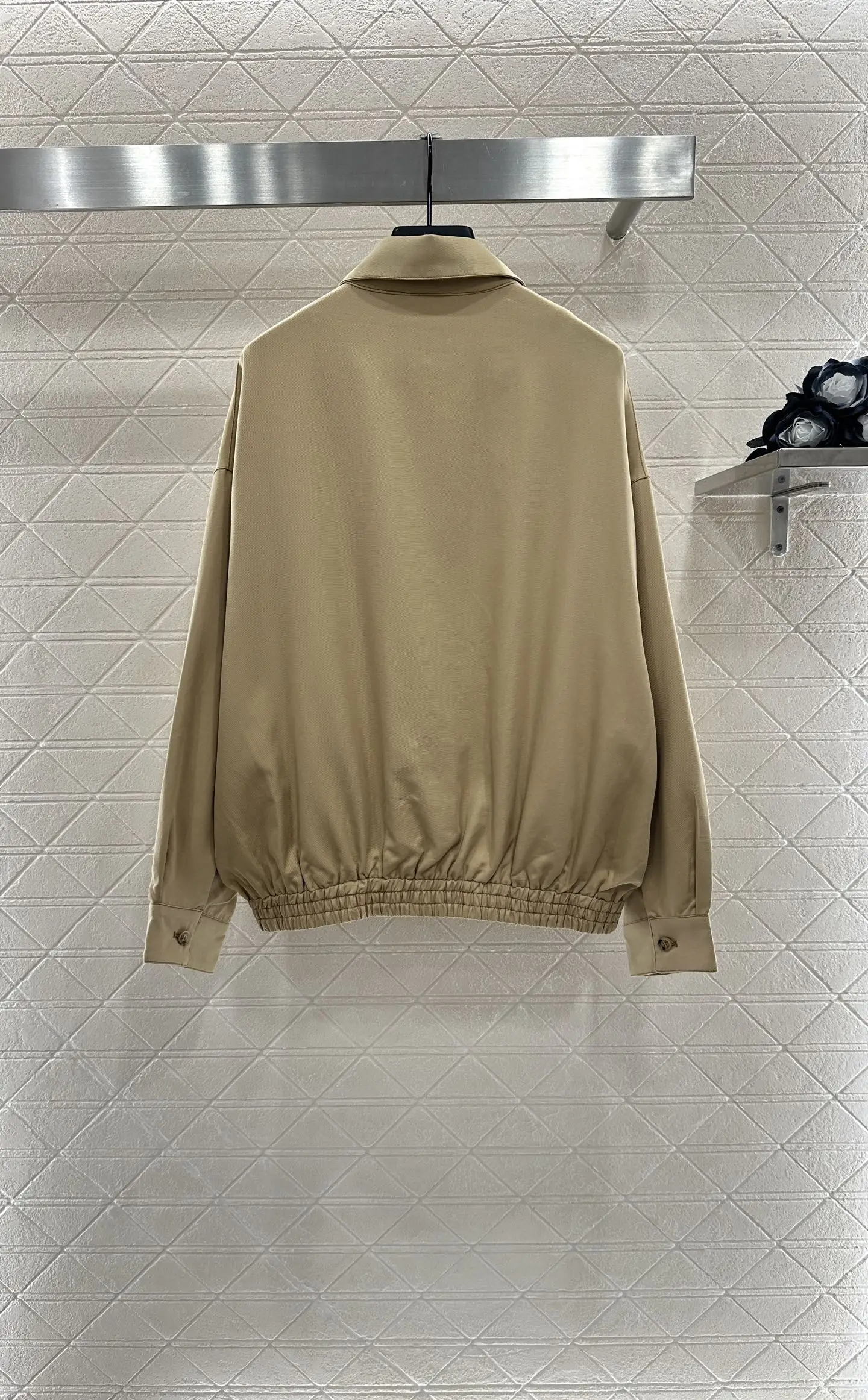 

2025 Jacket Solid Coat Zipperes Long-sleeved New Fashionable Versatile Slimming Figure-hugging Spring Summer