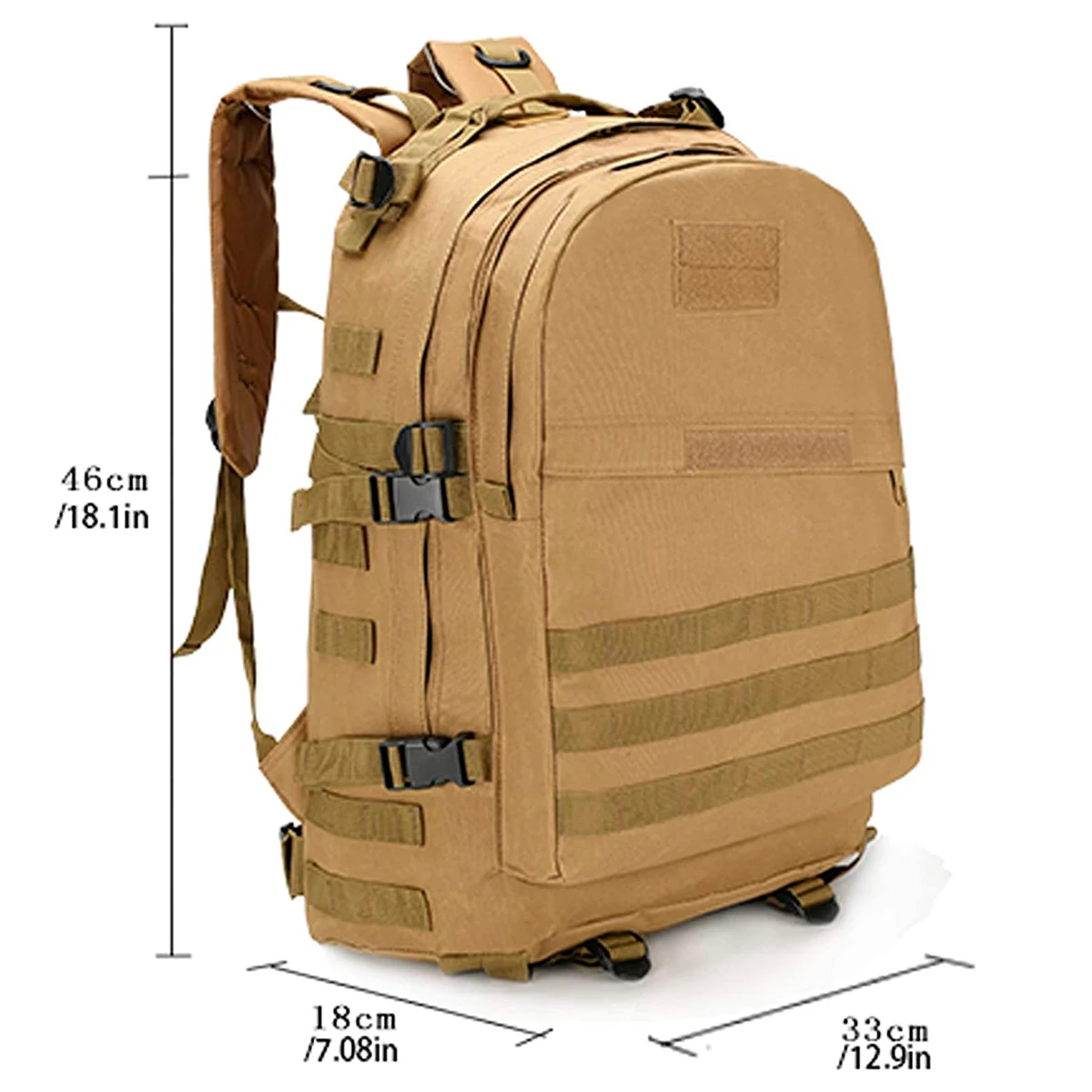 حقيبة ظهر عسكرية تكتيكية كبيرة مقاومة للماء ، 40 لتر #3