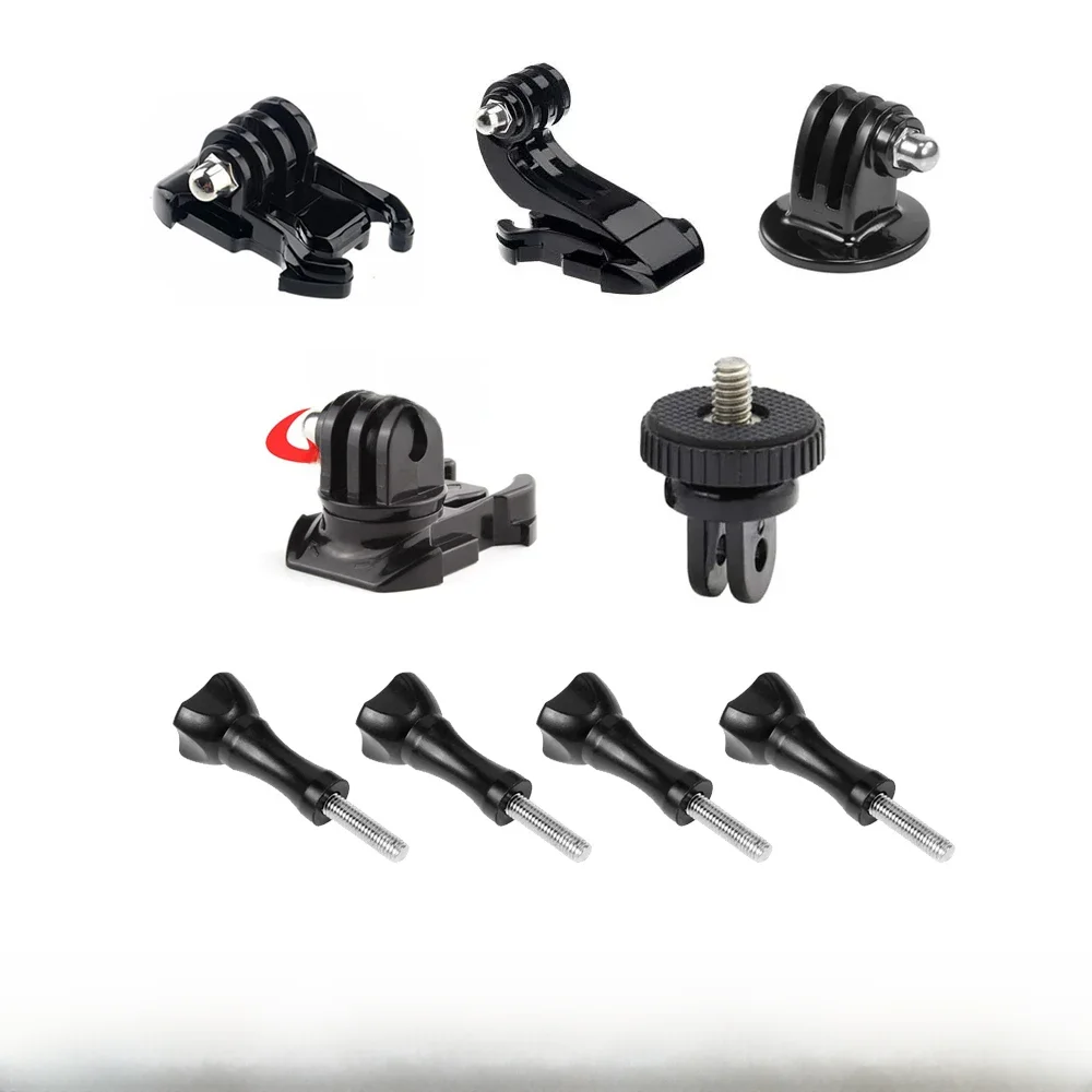 Zestaw akcesoriów Adapter mocowania statywu Szybkozłączka Uchwyt do kamery Gopro Hero 13 12 11 10 9 8 Insta360 DJI Osmo Action — zdjęcie 2