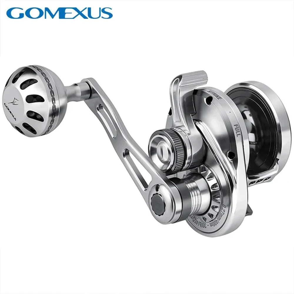 gomexus carretel de pesca de alta velocidade corpo de metal duravel agua salgada carretel de pesca max drag spinning jigging reel 11kg 51 01