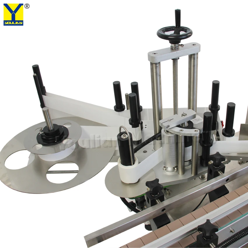 MT-180 Akurasi Tinggi Desktop Otomatis Botol Bulat Pemosisian Mesin Label Pencetakan Botol Air