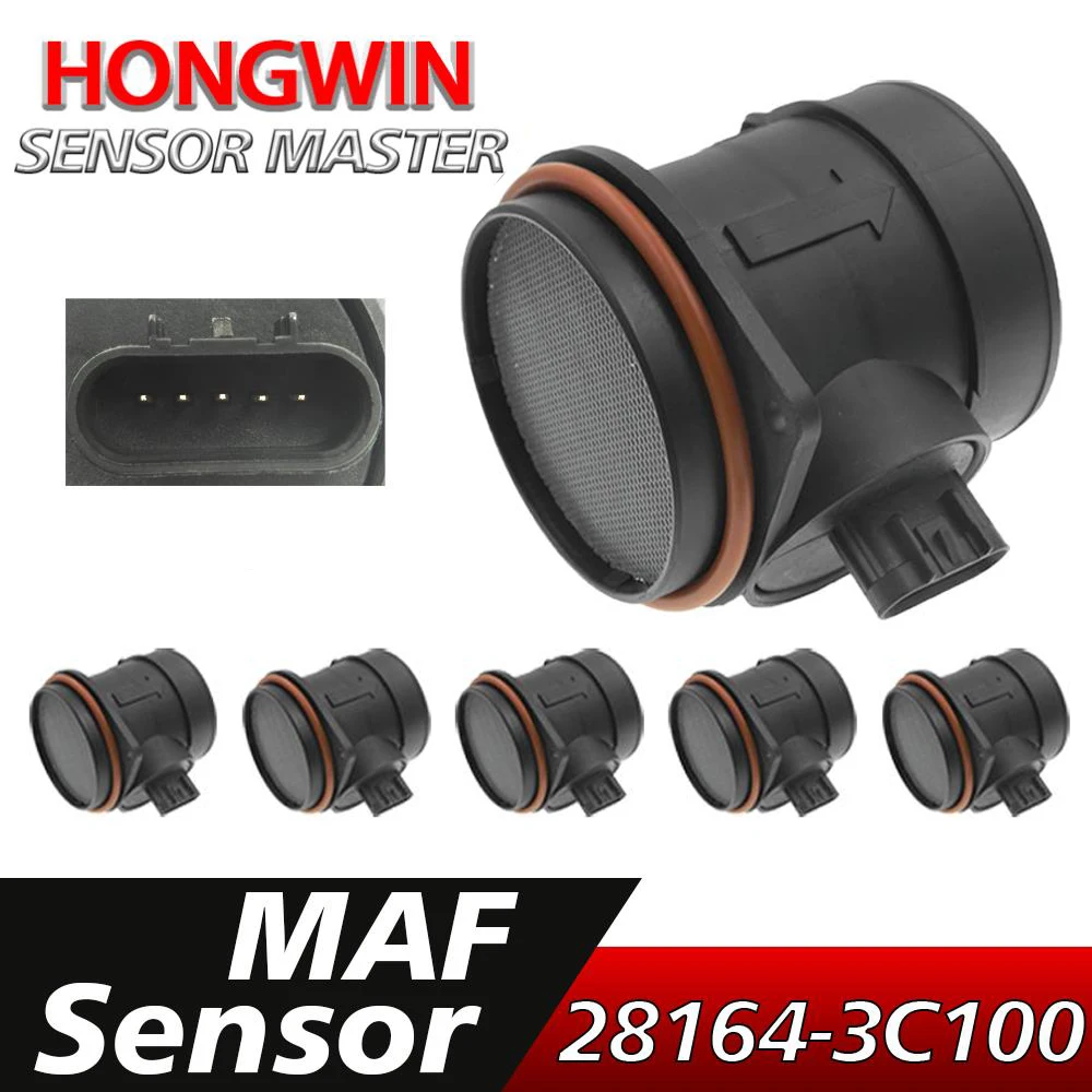 Sensor de flujo de aire masivo MAF 28164-3C100 281643C100 para Hyundai Genesis Santa Fe Sonata Kia Optima Rondo Sedona 2,7l 3,3l 3,8l 06-14