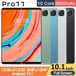 Nuovo Xioami Pad 11 Pro Tablet PC 10.1 pollici 16GB 1TB 8800mAh Android 10.0 Mi Tab Dual SIM WiFi Tablet kids tab prezzo economico