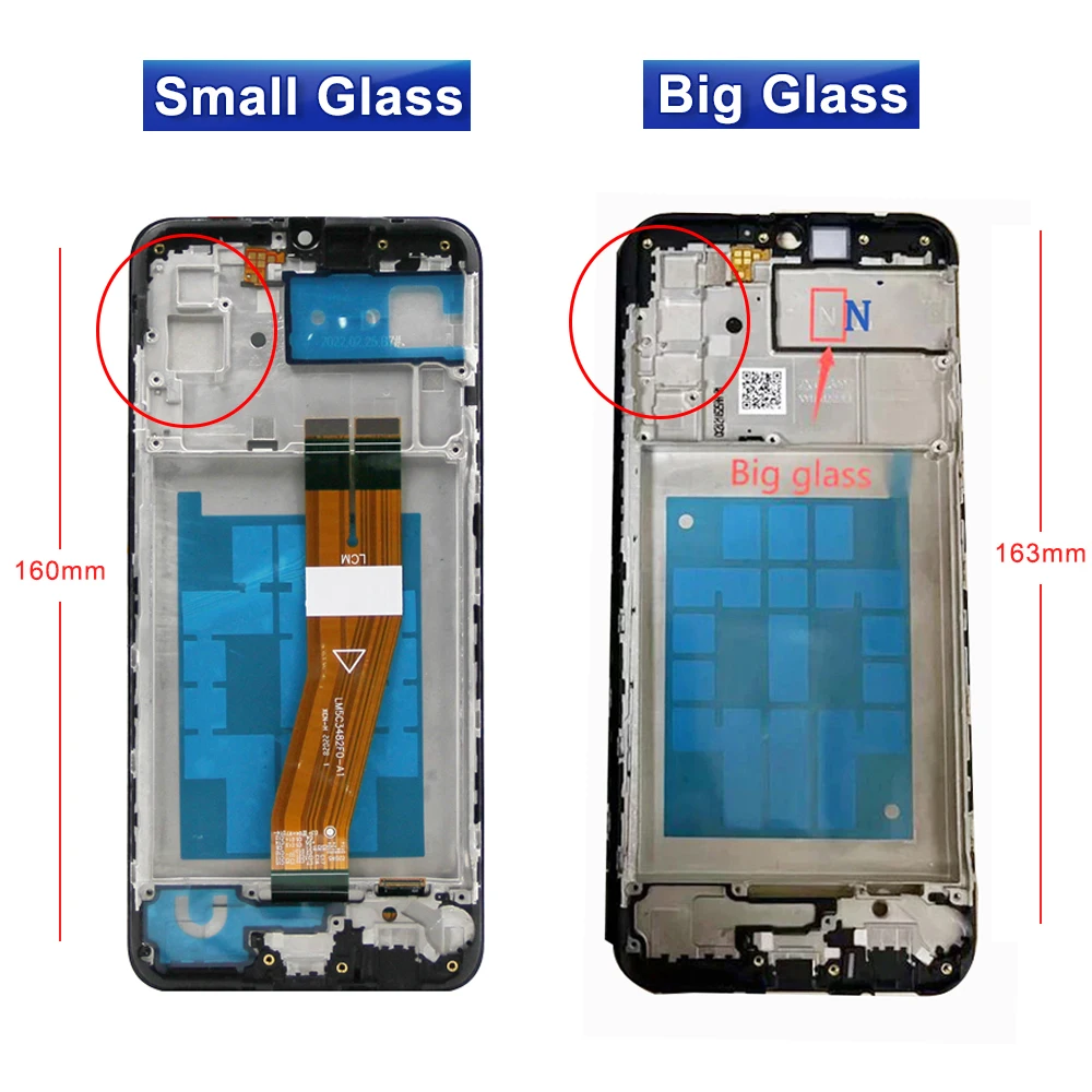 6.5\'\' For Samsung A03 LCD A035F A035FD SM-A035F/DS display Touch Screen Digitizer Assembly For Samsung A035 LCD