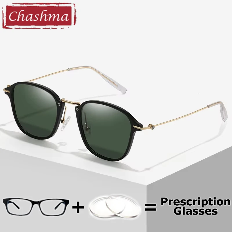 

Chashma Prescription Glasses Women Myopia Polaroid Men TR90 Driving UV400 Protection Sunglasses Round Gafas Recipe Spectacles
