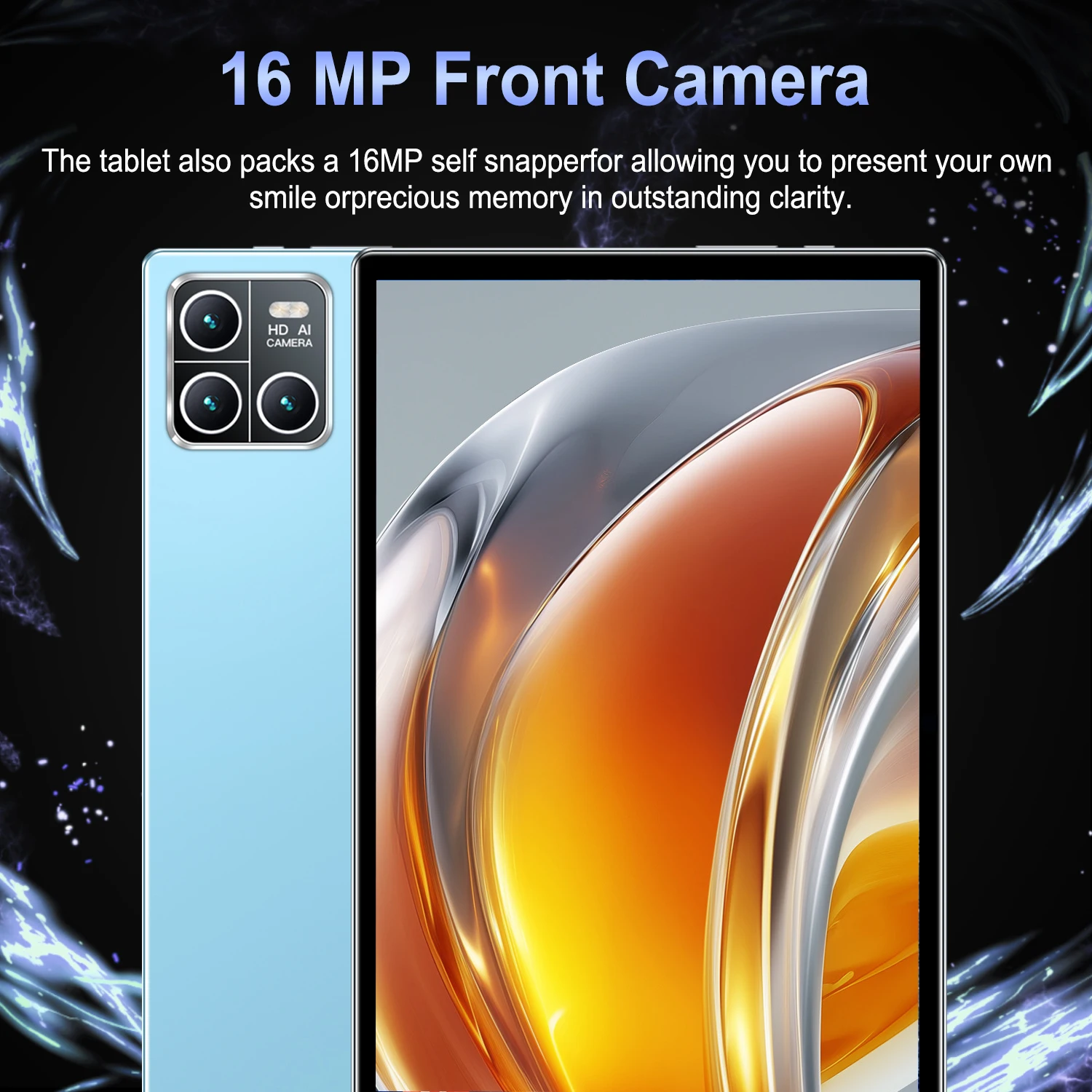 New 2026 5G Tablet 10.58 Inch HD Display 16GB RAM 1TB ROM 20000mAh 14 Core Android13 GPS WPS Dual SIM With Keyboard