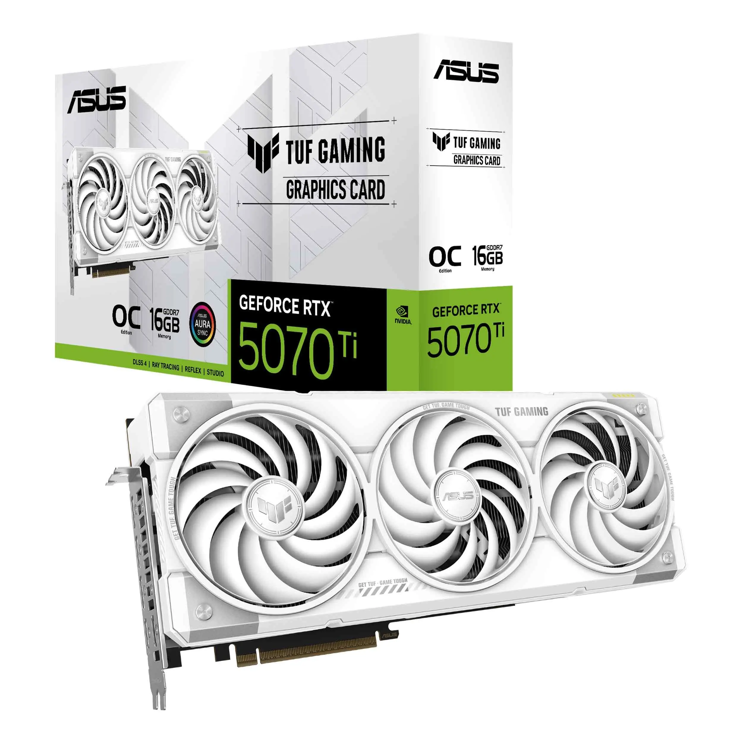 

BRAND NEW 2026 TUF Gaming GeForce RTX ™ 5070 Ti 16GB GDDR7 White OC Edition Gaming Graphics Card
