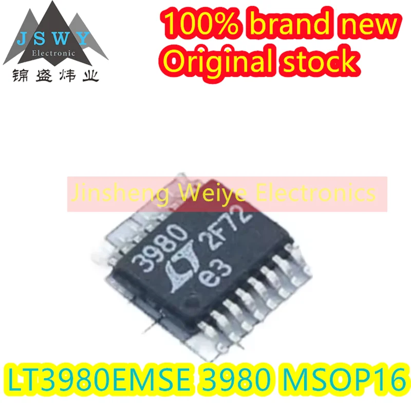 (3/10pieces) LT3980EMSE LT3980 Parts Mark 3980 MSOP16 Step-Down Switching Regulator 100% Brand New Original Electronics