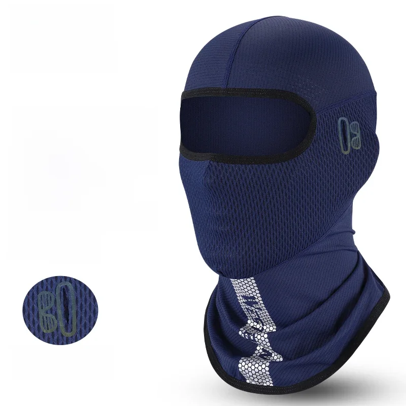 AliExpress West Biking WEST BIKING Summer Balaclava For Men Cycling Caps With Visor Full Face UV Protection Mesh Mask Reflective Cooling Sport Gear