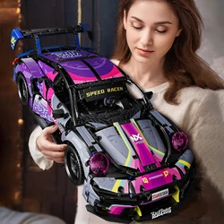 Super Racing Building Blocks Set Famous Sports Car Model Kits Technical Bricks Adult Children Toys Birthday Easter Gifts