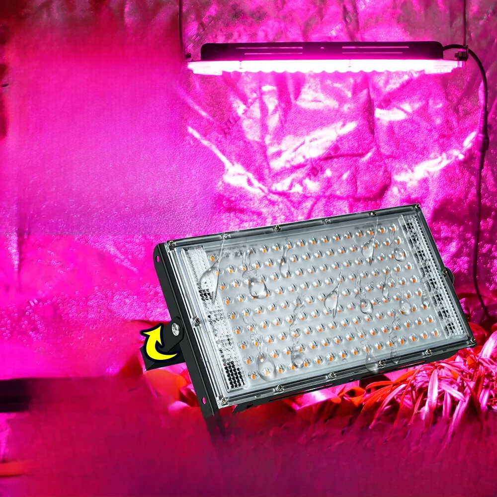 LED Plant Grow Light Full Spectrum Flower Seeds Vegetable Indoor Greenhouse Hydroponic Cultivation Growth Lamp 25W 50W 100W 200W