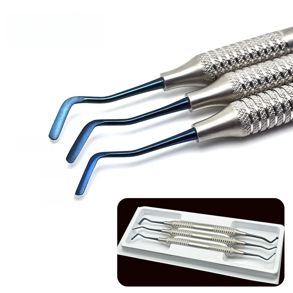 3 sztuk/zestaw szpatułki z żywicy dentystycznej kompozytowa głowica wypełniająca zestaw wypełniaczy z żywicy narzędzia do naprawy dentystów narzędzia dentystyczne — zdjęcie 2