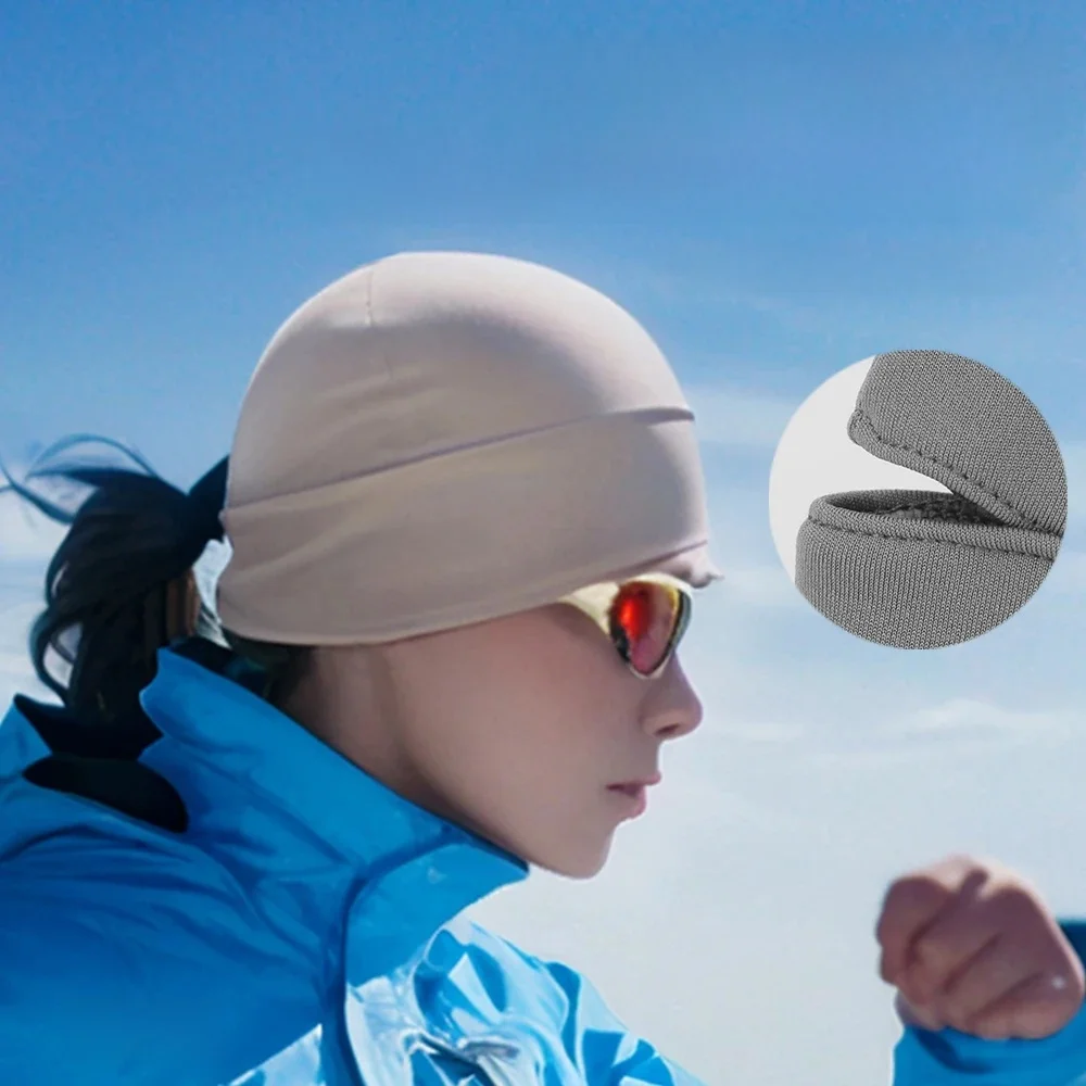 WRELS Ciepła czapka zimowa Miękka czapka z polaru Gruba wiatroszczelna czapka Outdoor Beanie Running Skiing Caps Unisex Odpowiedni dla Unisex — zdjęcie 2