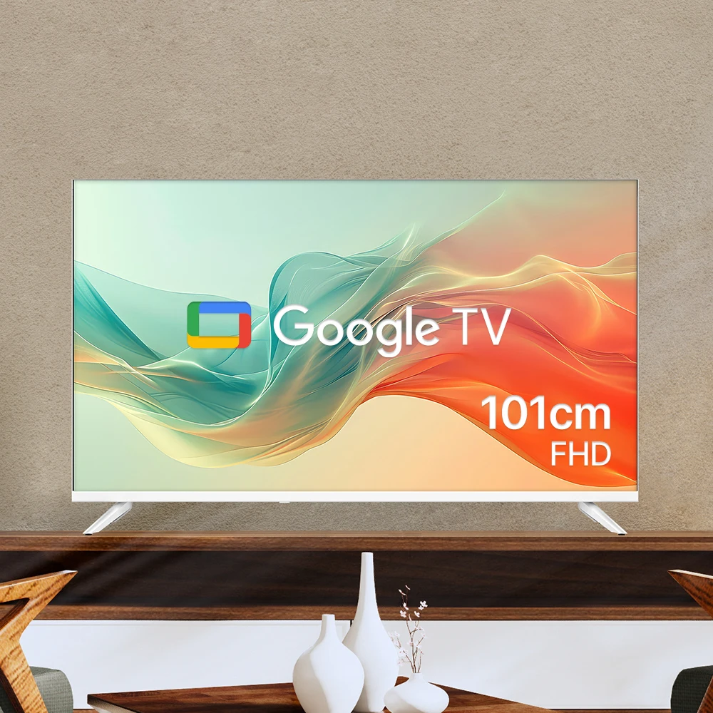 With life Smart 40 inch TV White Edition Google FHD High Definition TV