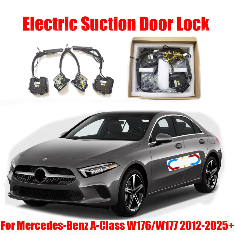 

For Mercedes-Benz MB A-Class W176/W177 2012-2025+ Car Electric Suction Door Power-assisted Closing Automatic Door Soft-close