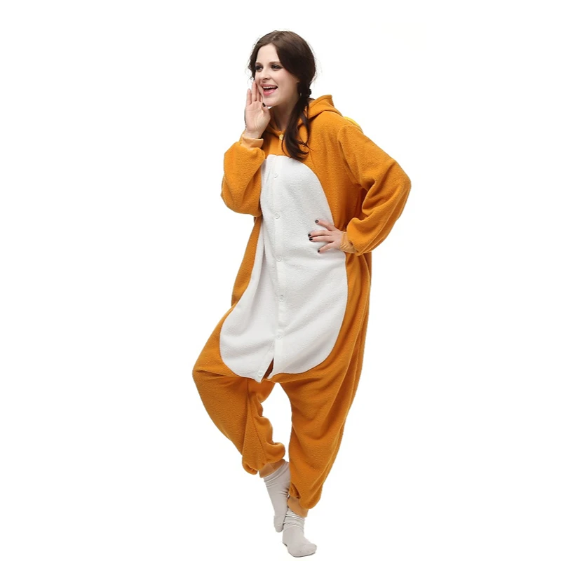 Unisex Adult Relax Bear Onesie Animal Cosplay Costume One Piece Pajamas Kigurumi Costume Cartoon Pajamas Onesie Costume Props