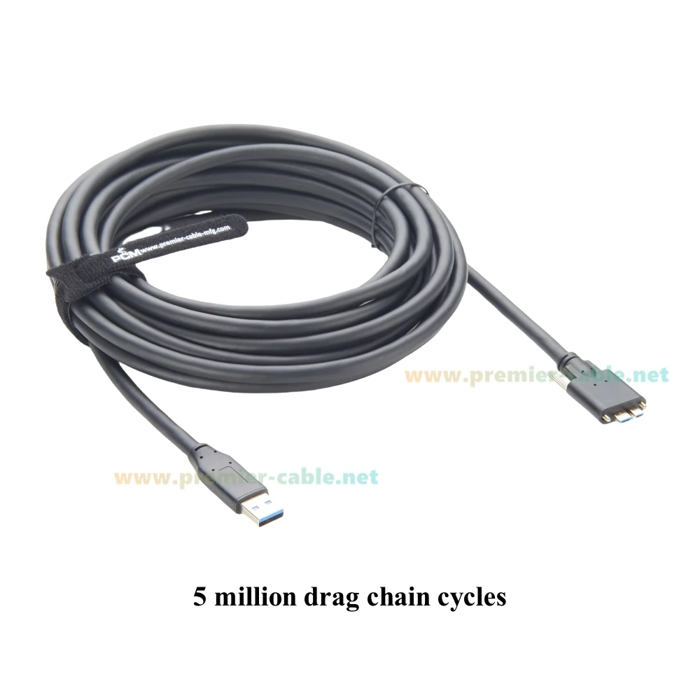 برغي لوحة جبل نشط USB 3.0 تمديد كابل نوع ذكر إلى مايكرو USB ذكر مكرر الحبل مع شرائح مكبر صوت أحادي