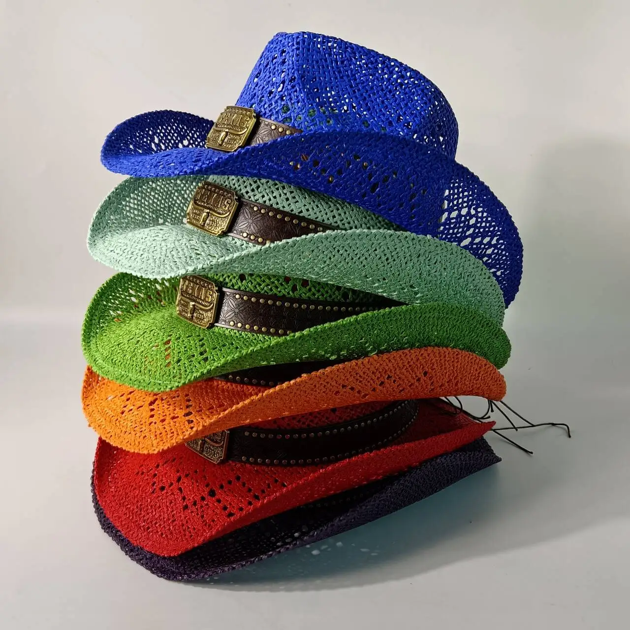 

Men's Summer Handwoven Straw Hat with Leather Cuff Beach Sun Hat for Women Panama Style Capbeach accessoires