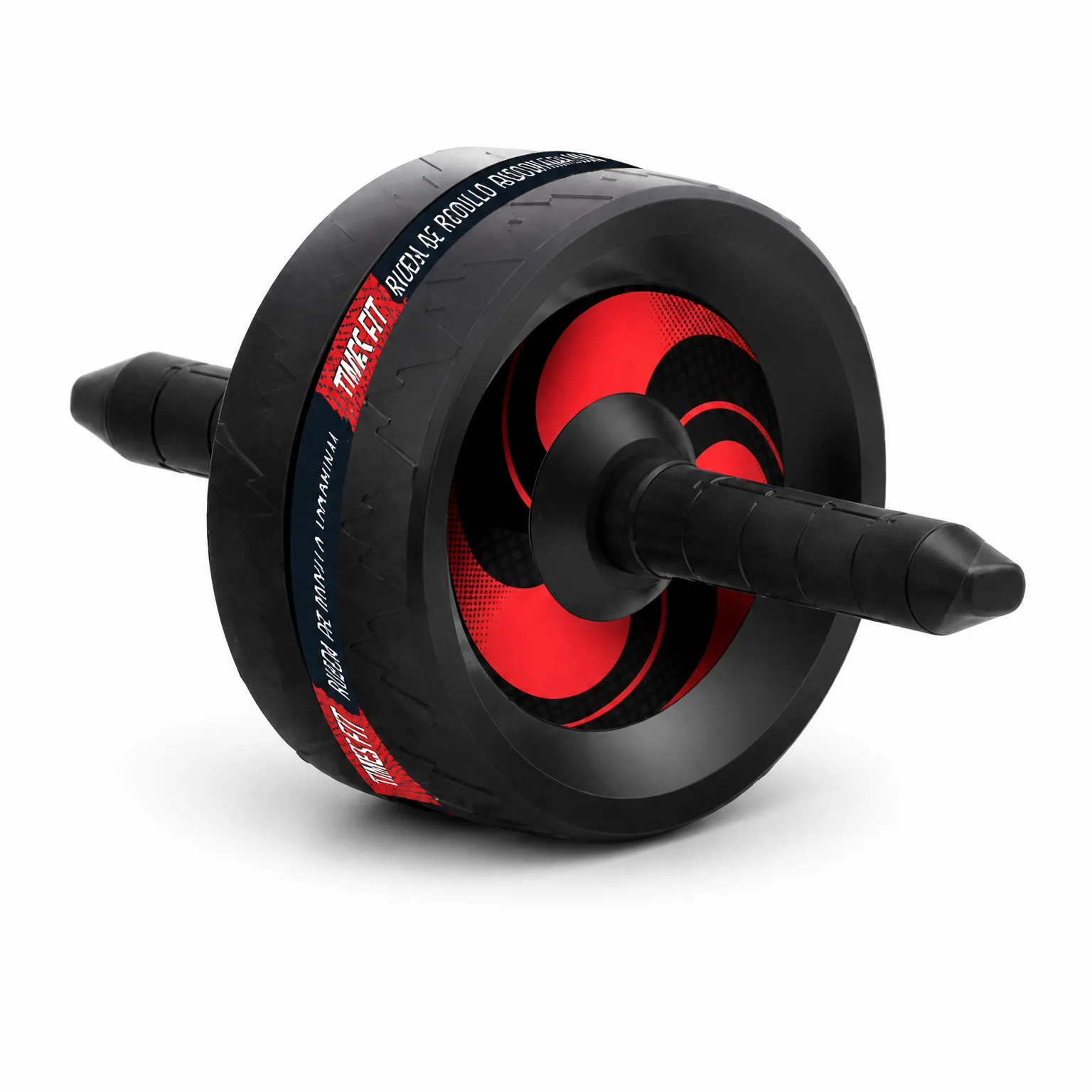 38cm Abdominaalwiel met ergonomische handgrepen voor core- en buikspieroefeningen, thuisfitness voor mannen en vrouwen