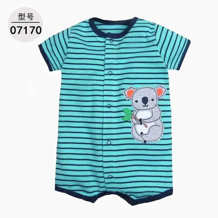 Summer Style Baby Clothing Romper One Piece Bodysuit Cotton Baby Clothes Girls Outfit Cartoon Animal Clothes Bebe Jumpsuits