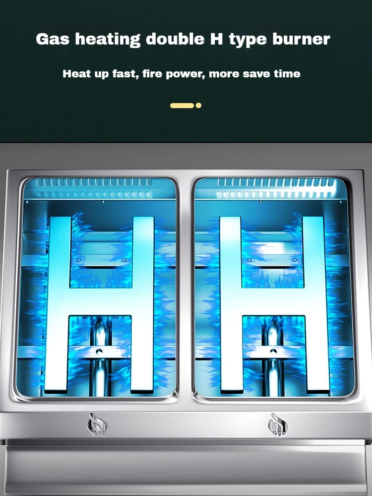 Commercial octopus balls machine fish ball furnace electric heating gas stall 28/56/84 hole oyster egg roasting machine