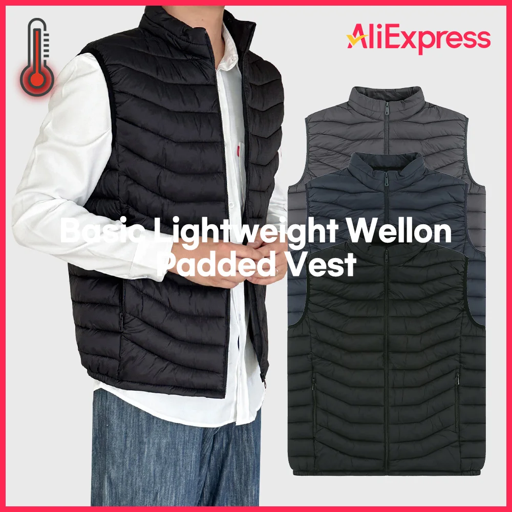 Parigona 24/Winter Men's Daily Welon Gan Padded Vest