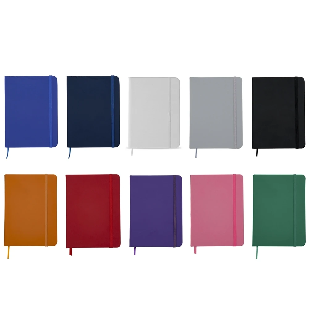 KIT 02 Moleskine Rubberized Notebook With Waded Sheets and Brand Pages