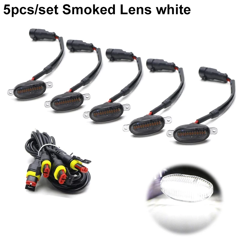 5PC Smoked  White