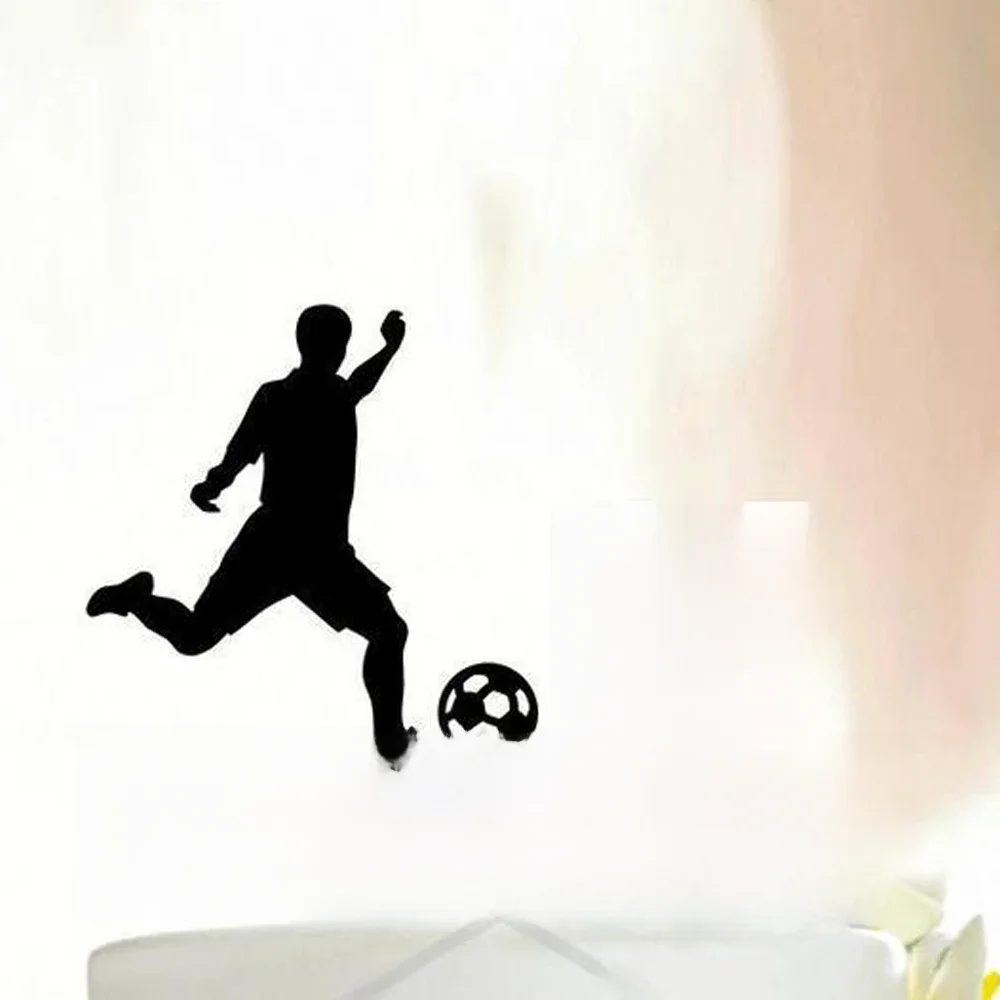 Personalized Football Cake Topper,Football Happy Birthday Cake Topper,Boys Birthday Party decoration Custom name age Cake Topper