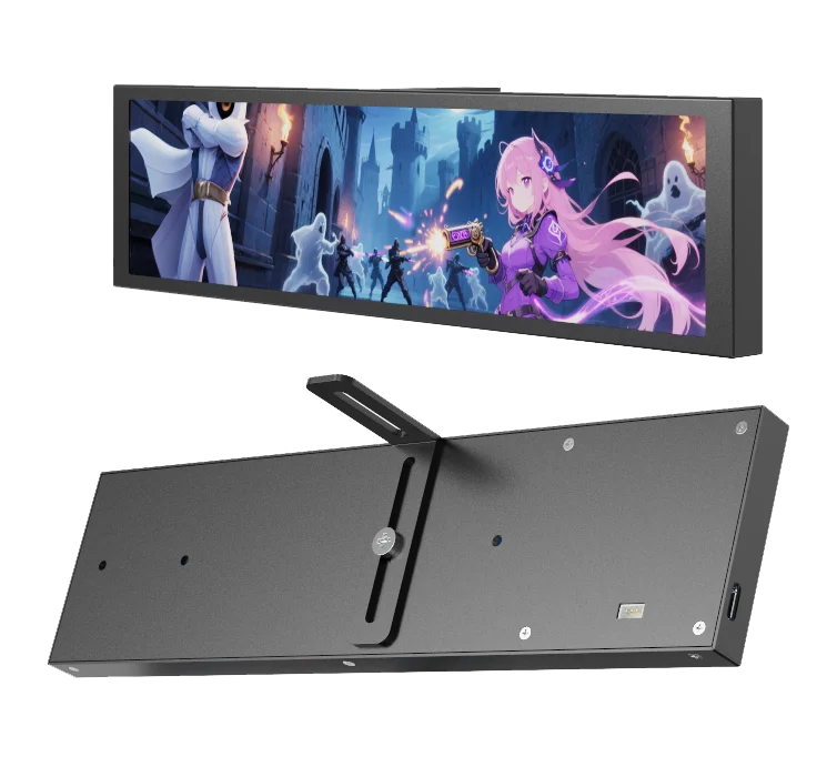 パソコンディスプレイ Mirabox D92 Chassis Secondary Screen Cpu Temperature Display 9.2