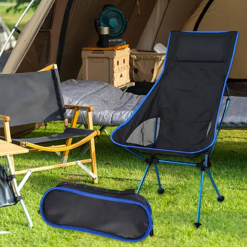 Silla plegable para acampar con bolsa, pieza de repuesto, tela transpirable, Oxford, mochilero, cubierta para taburete de barbacoa, para acampar, pescar y jardín