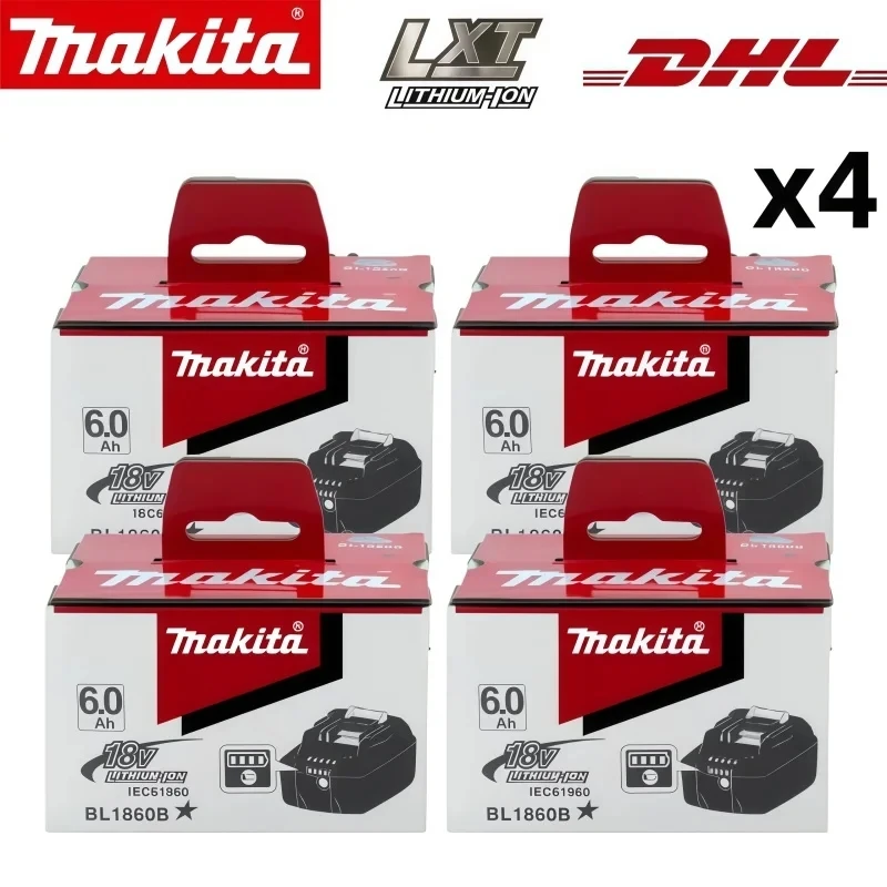 100% Original 18V Makita 6Ah Makita Akku BL1840 BL1830B BL1850B BL1850 BL1860 BL1815 Ersatz-Lithium-Akku