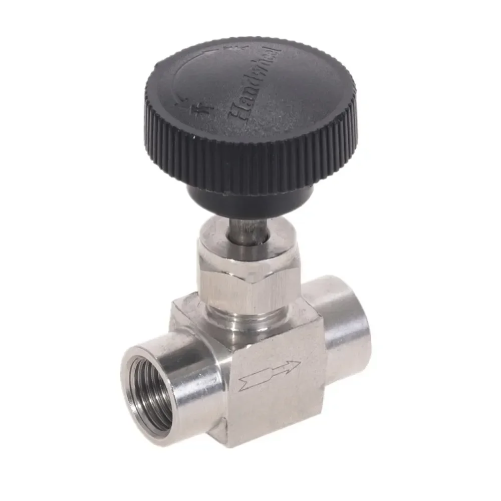 Edelstahl S304 Nadel Ventil Rohr OD 1/8'' 1/4'' 1/2'' Interne Gewinde Für Wasser Gas Öl
